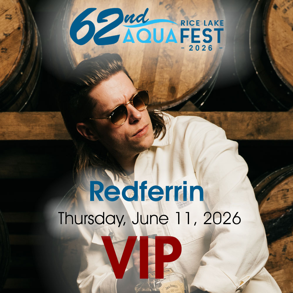 Redferrin - Thursday, June 11, 2026 at AquaFest 2026 in Rice Lake, Wisconsin