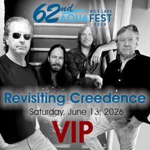 Revisiting Creedence - Saturday, June 13, 2026 at AquaFest 2026 in Rice Lake, Wisconsin